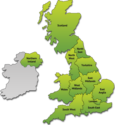 Map of the UK